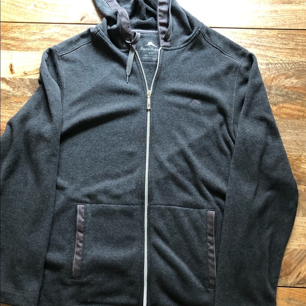 Tommy Bahama Mens lightweight Full Zip Hoodie Medium